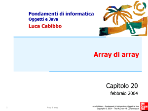 Array di array