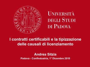 Diapositiva 1 - Confindustria Padova