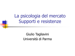 Supporti e resistenze - Università degli Studi di Parma