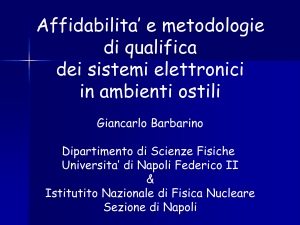 Diapositiva 1 - INFN - Istituto Nazionale di Fisica Nucleare