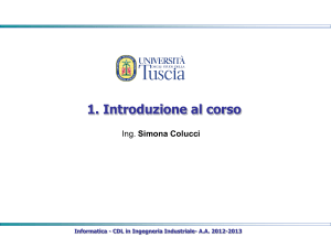 a1introduzione al corso - Didattica