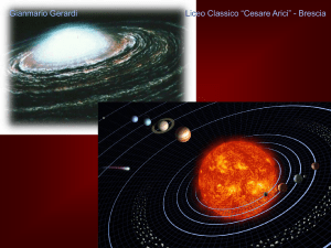 diapositive "Sistema solare"