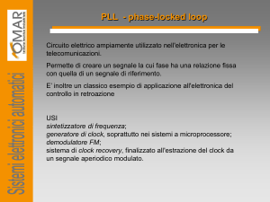 PLL - phase-locked loop Sistemi elettronici automatici