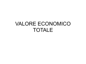 VALORE ECONOMICO TOTALE
