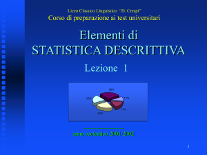 Lezione 1 - Liceo Daniele Crespi