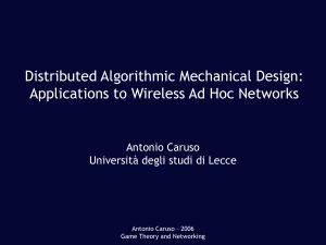 Distributed Algorithmic Mechanical Design