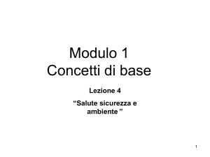 Modulo 1 – Lezione 5 - Il Cinghiale Informatico