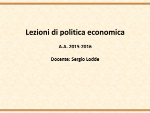 lezioni politica economica A