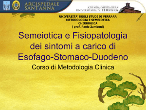 C. Feo, Esofago-Stomaco-Duodeno