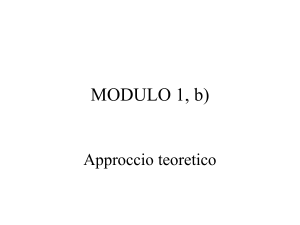 Approccio teoretico all`AF