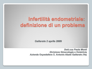 Infertilità endometriale