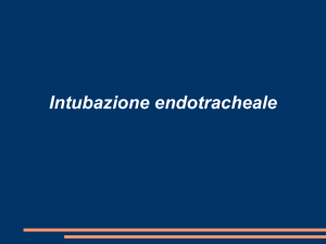Intubazione endotracheale