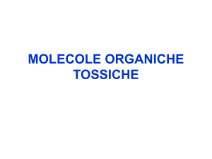 MOLECOLE ORGANICHE TOSSICHE