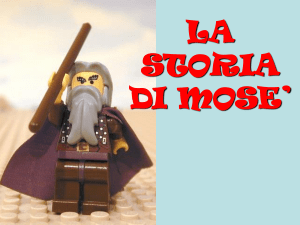 La storia di Mosè Quando Giuseppe Morì, i figli di