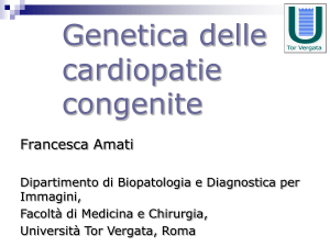 Cardiogenetics of congenital heart defects