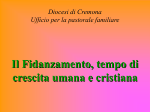 Diocesi di Cremona Ufficio per la pastorale familiare