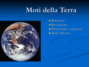 Moti della Terra - Liceo Galileo Galilei