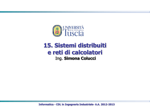 a15sistemi distribuiti e reti - Didattica