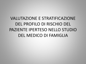 1VALUTAZIONE E STRATIFICAZIONE DEL