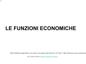 Funzioni economiche (slide ppt)