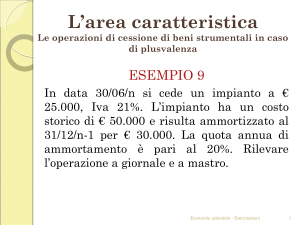 Sviluppo Esempio 11 - Università degli studi di Pavia