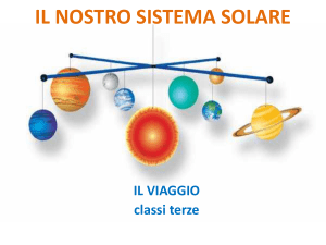 il nostro sistema solare - Istituto San Giuseppe Lugo