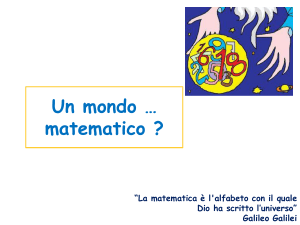 Un mondo * matematico - Istituto San Giuseppe Lugo