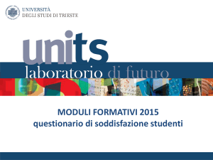 Laboratorio di futuro - Università degli Studi di Trieste