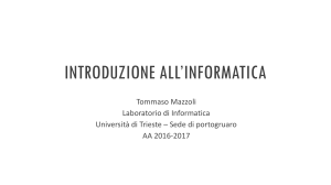 Introduzione all`Informatica