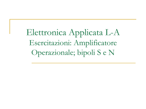 Elettronica Applicata L-A Introduzione a SPICE