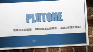 Power point Plutone - Istituto San Giuseppe Lugo