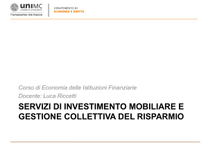 SIM e gestione collettiva del risparmio