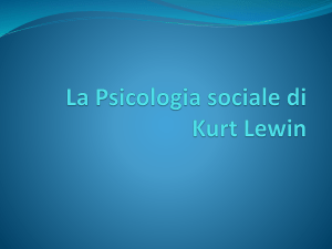 Psicologia sociale 5 - Dipartimento di Scienze Politiche e Sociali