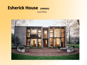 Esherick House Louis Khan
