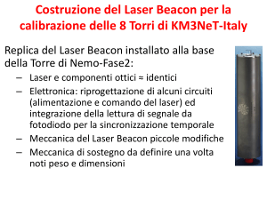 Costruzione del Laser Beacon per la calibrazione