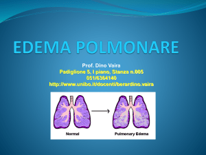 edema polmonare