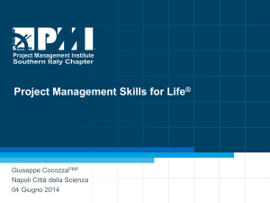 Project Management Skills for Life