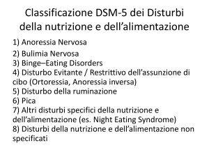 Classificazione DSM-IV dei Disturbi della