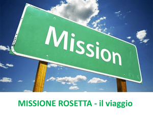 missione rosetta - Istituto San Giuseppe Lugo