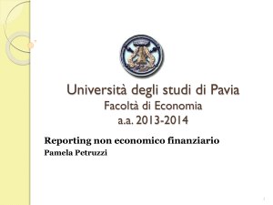 Pavia Informazioni non ec-fin - Università degli studi di Pavia