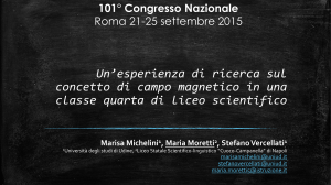 campo magnetico non parallelo alla forza magnetica