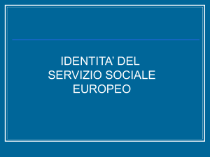 Id del ss Europeo - Dipartimento di Sociologia e Ricerca Sociale