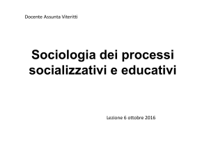 lezione 6 ottobre 2016 (EDU_SOC)