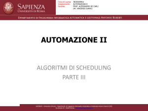 Diapositiva 1 - Dipartimento di Informatica e Sistemistica