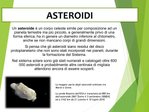 Asteroide cometa meteora meteorite