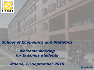 Meeting - Economics_and Statistics - e-Learning