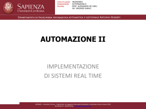 implementazione di sistemi real time