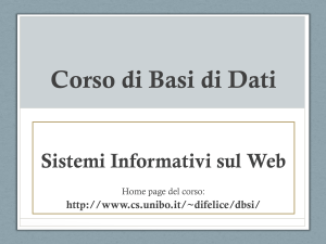 Basi di Dati e Sistemi Informativi