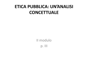 etica pubblica: un*analisi concettuale