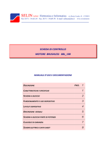 SCHEDA DI CONTROLLO MOTORE BRUSHLESS BBL_198